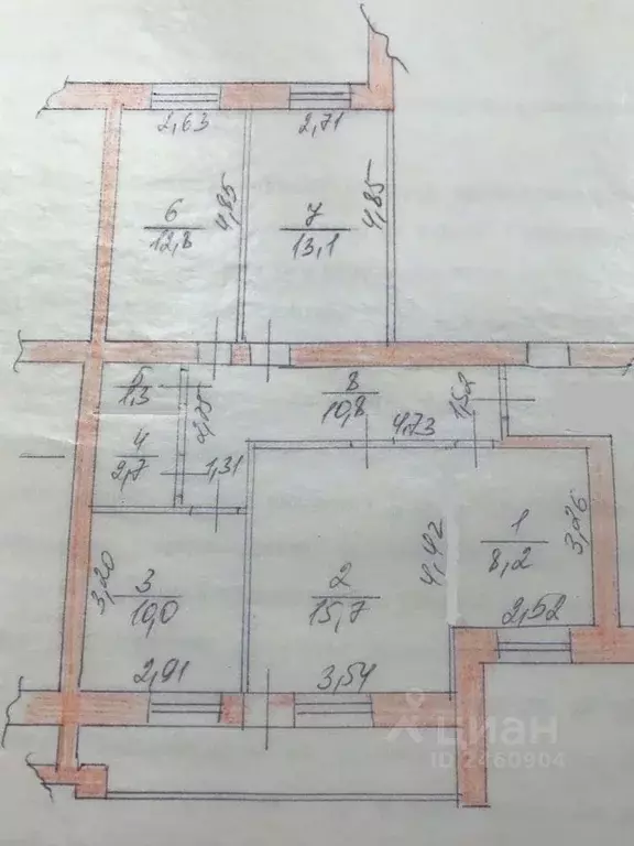 4-к кв. Татарстан, Казань Чистопольская ул., 10/8 (78.0 м) - Фото 2