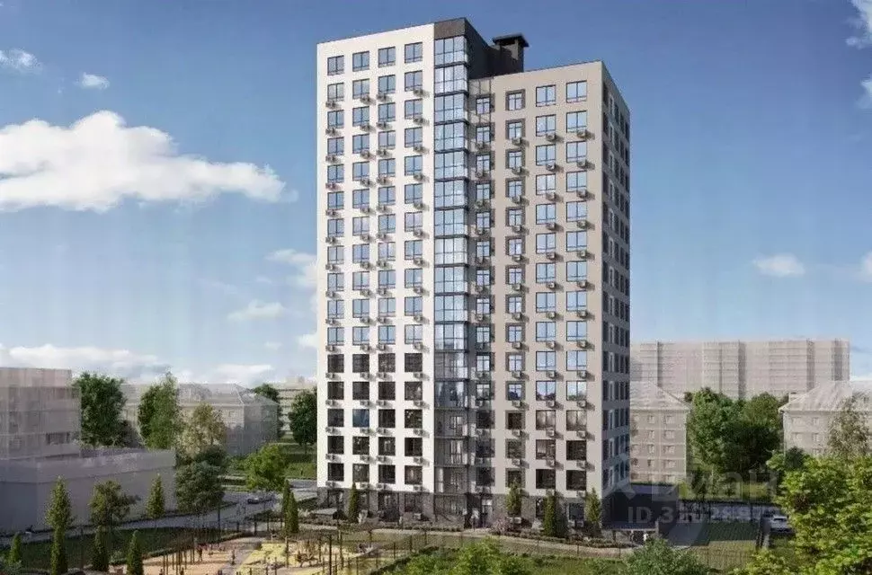 Студия Курская область, Курск Хуторская ул., 39 (31.8 м) - Фото 2