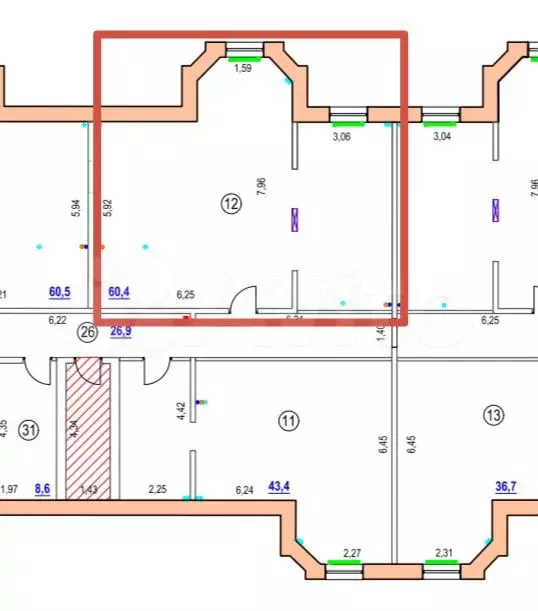 Продам помещение свободного назначения, 60.4 м - Фото 0