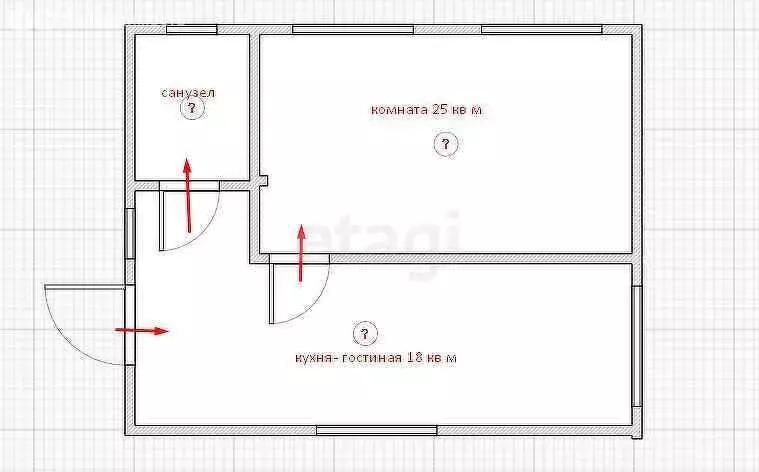 Дом в Кучугуры, Молодёжная улица (45 м) - Фото 0