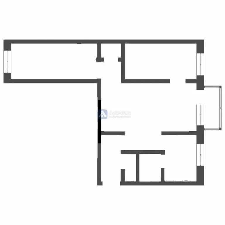 3-комнатная квартира: Тюмень, улица Воровского, 21 (47.4 м) - Фото 0