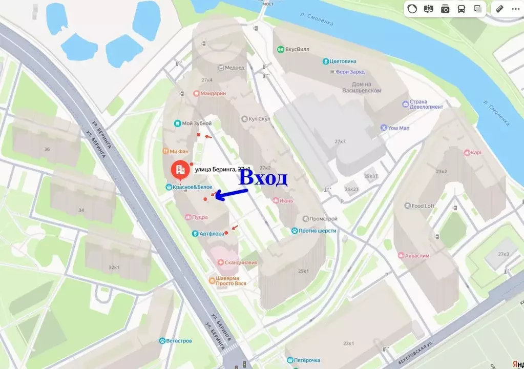 Помещение свободного назначения в Санкт-Петербург ул. Беринга, 27к1 ... - Фото 1