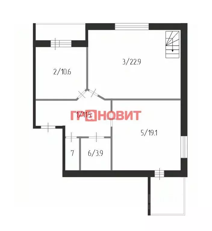 4-к кв. Новосибирская область, Новосибирский район, Краснообск рп, 5-й ... - Фото 1