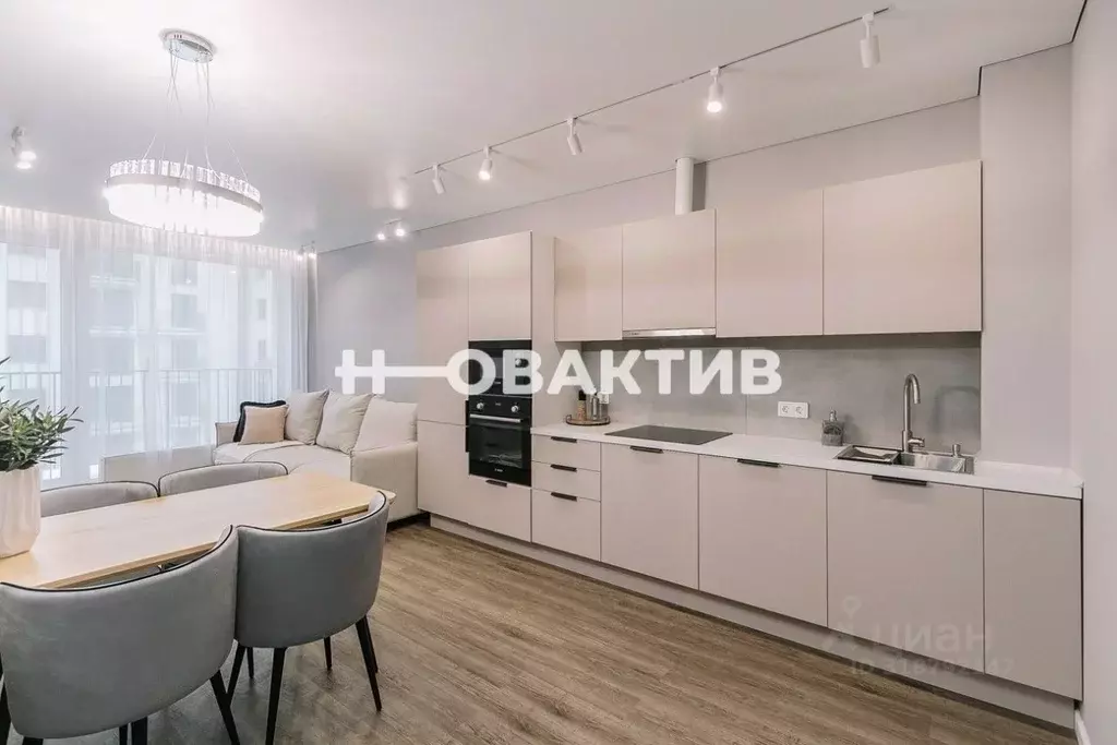 3-к кв. Новосибирская область, Новосибирск ул. Владимира Заровного, 8 ... - Фото 1