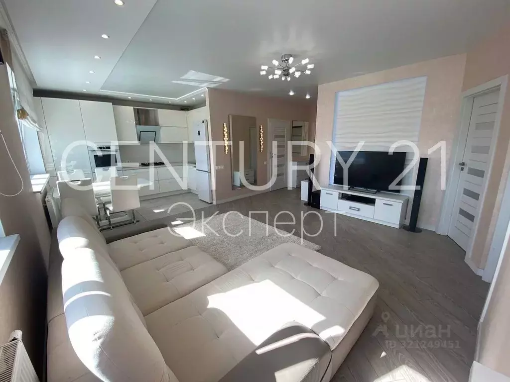 3-к кв. Калининградская область, Калининград Шахматная ул., 2Б (73.0 ... - Фото 2