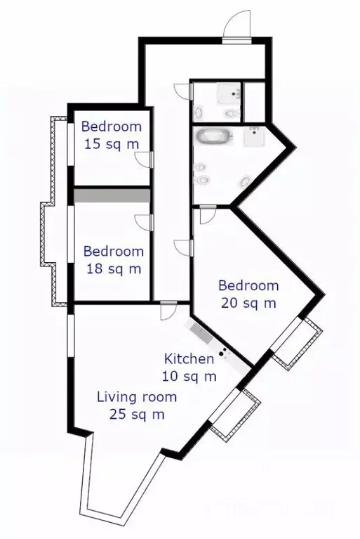 4-к кв. Москва Селезневская ул., 22 (140.0 м) - Фото 1