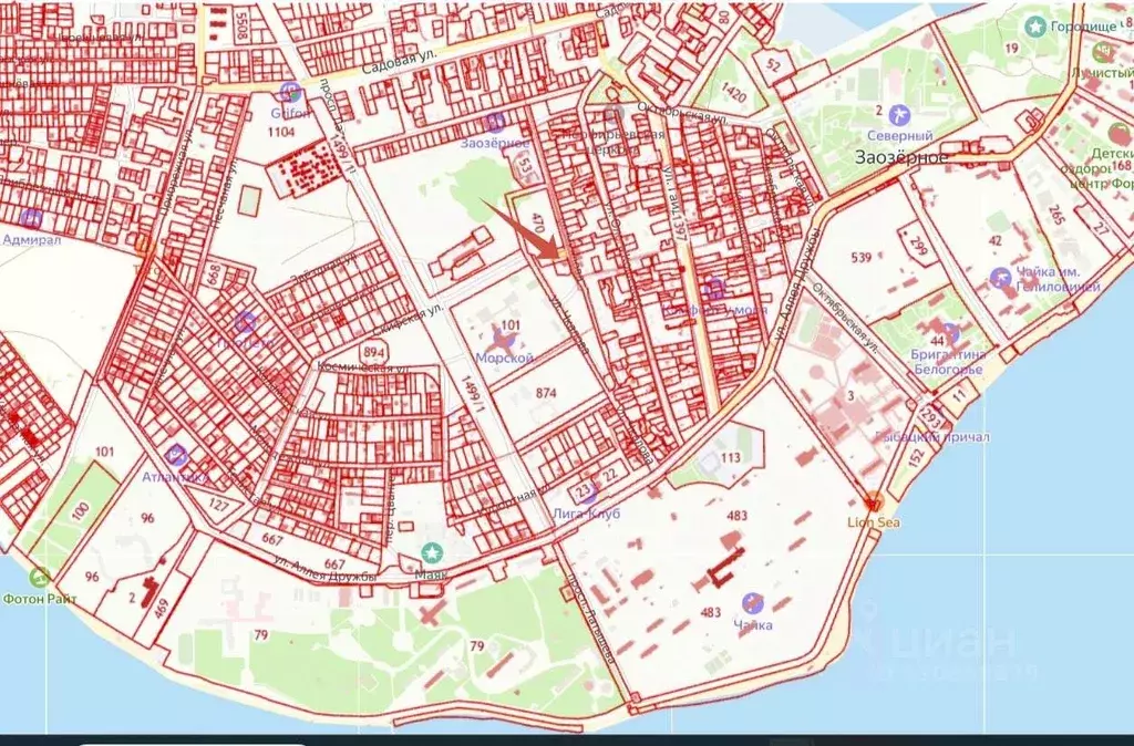 Участок в Крым, Евпатория городской округ, Заозерное пгт ул. Чкалова, ... - Фото 1