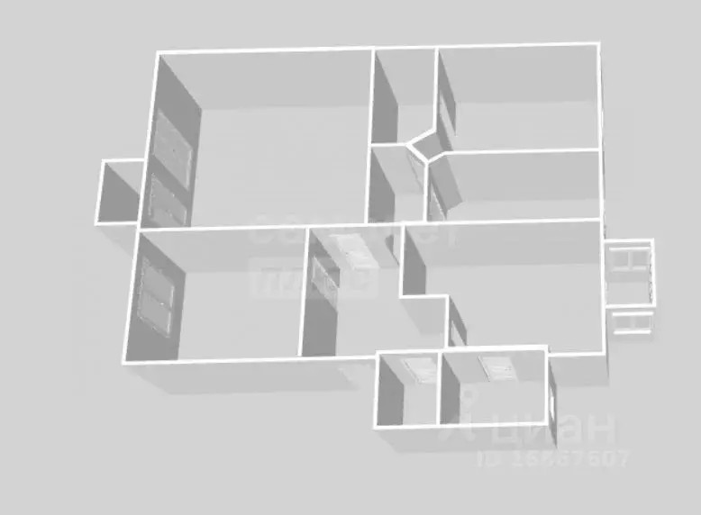 4-к кв. Оренбургская область, Оренбург ул. Максима Горького, 46 (86.6 ... - Фото 2