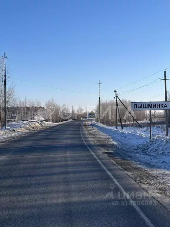 Участок в Тюменская область, Тюменский район, д. Пышминка Молодежная ... - Фото 0