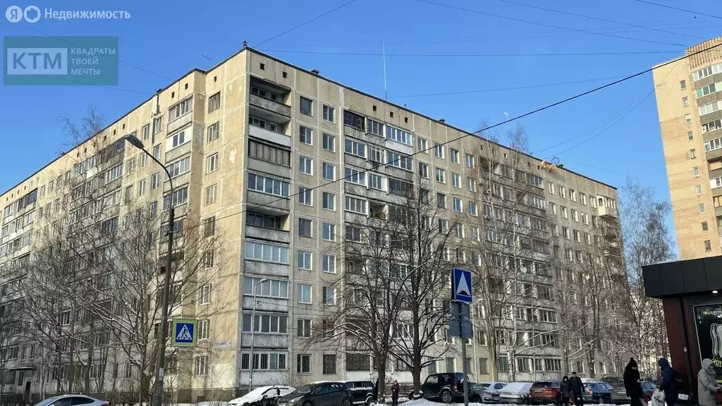 3-комнатная квартира: Санкт-Петербург, Сиреневый бульвар, 16к1 (57.5 ... - Фото 0