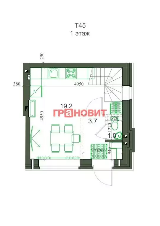 2-комнатная квартира: посёлок Элитный, микрорайон Берёзки, 182 (45.78 ... - Фото 0