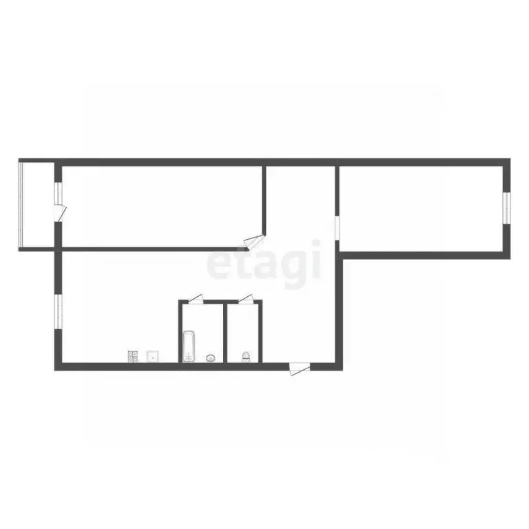 2-к кв. Владимирская область, Ковров ул. Строителей, 8 (45.0 м) - Фото 2