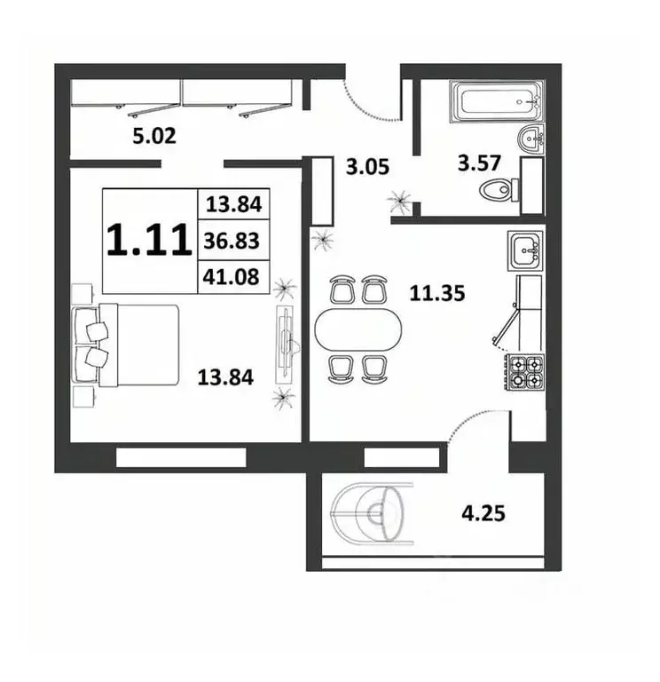 1-к кв. Новгородская область, Великий Новгород ул. Якова Павлова, 15 ... - Фото 1