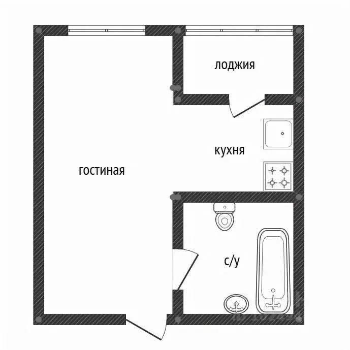 Студия Башкортостан, Уфа Коммунистическая ул., 109 (32.0 м) - Фото 1