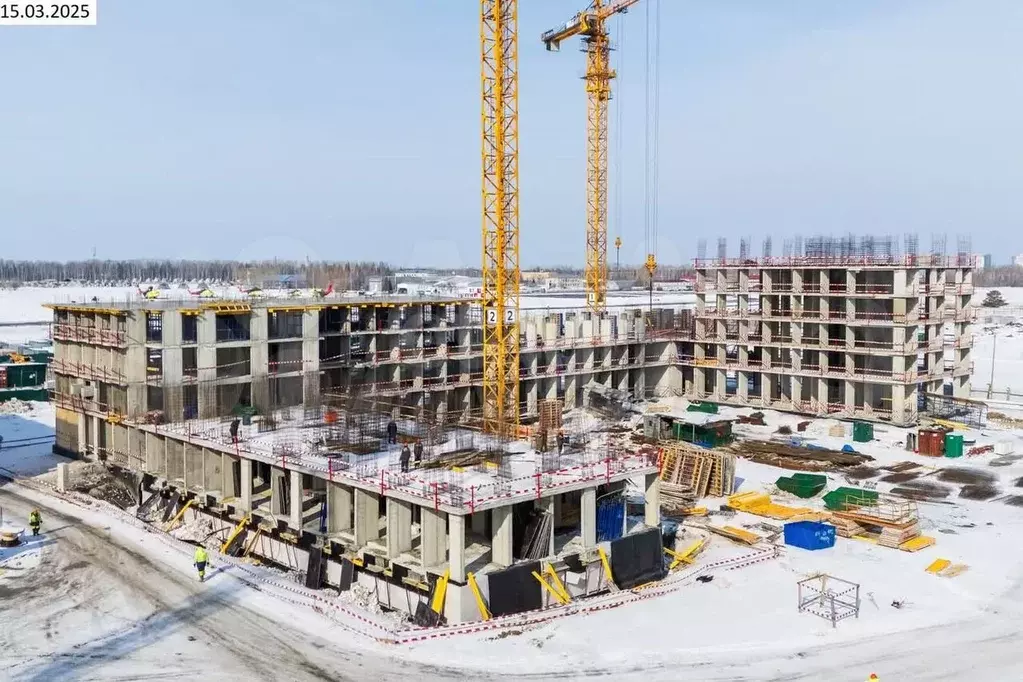 2-к. квартира, 58,6 м, 13/15 эт. - Фото 1