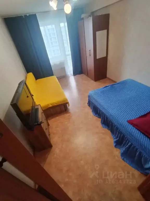1-к кв. Красноярский край, Красноярск наб. Ярыгинская, 9 (33.0 м) - Фото 1