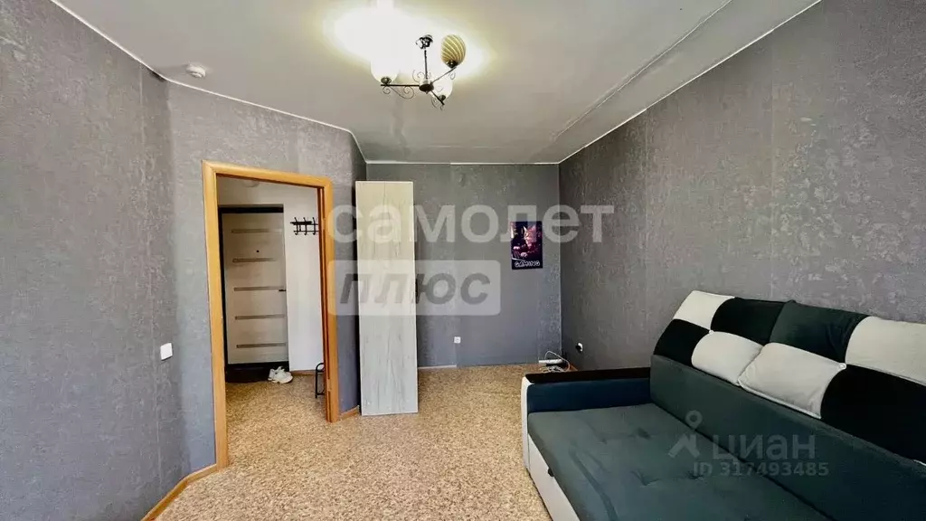 1-к кв. Курганская область, Курган Заозерный жилрайон, 6А мкр, 16 ... - Фото 1