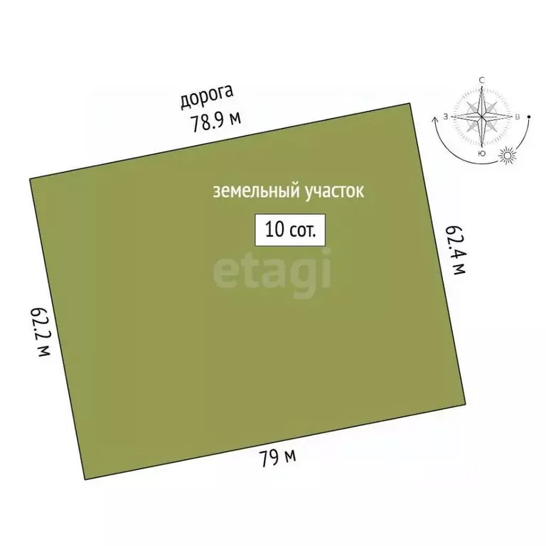 Участок в Крым, Ленинский район, с. Калиновка ул. Абденановой (50.0 ... - Фото 2