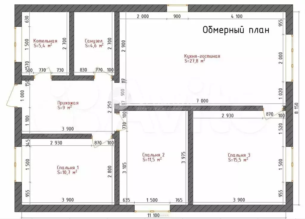 Дом 100 м на участке 8 сот. - Фото 0