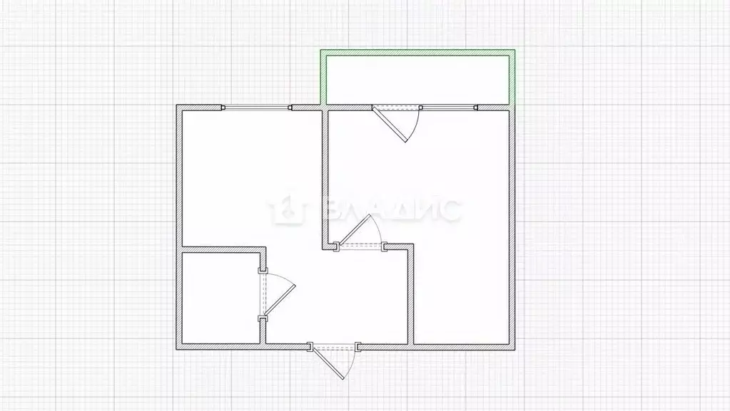 1-к кв. Пензенская область, Кузнецк Фабричная ул., 97 (34.2 м) - Фото 2