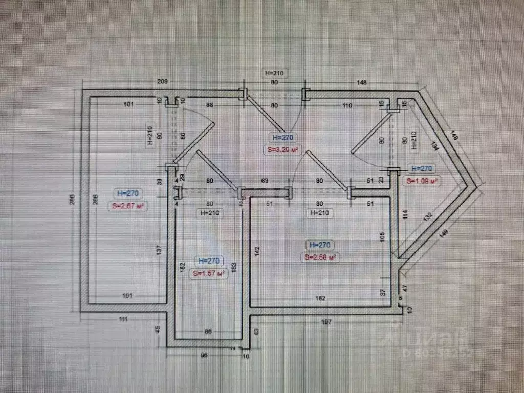 2-к кв. Ингушетия, Магас ул. Эльберта Нальгиева (75.0 м) - Фото 2