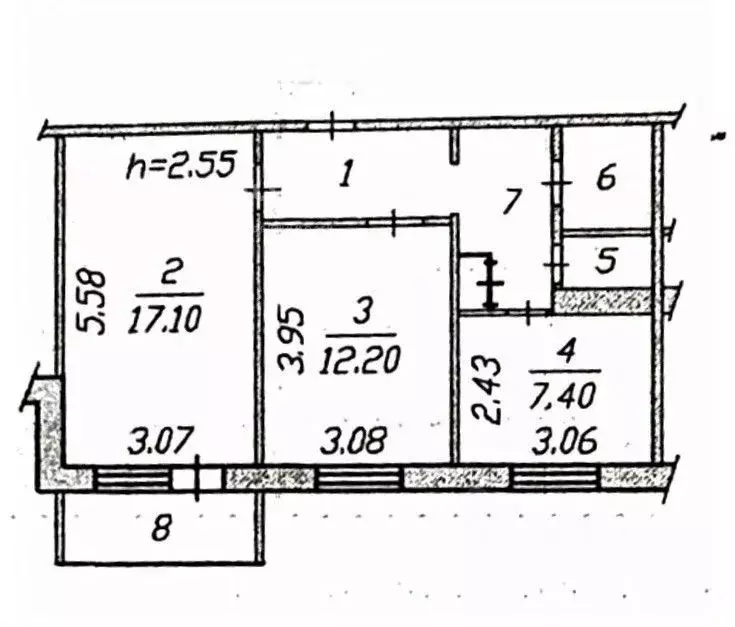 2-к кв. Чувашия, Чебоксары Университетская ул., 31 (49.9 м) - Фото 1