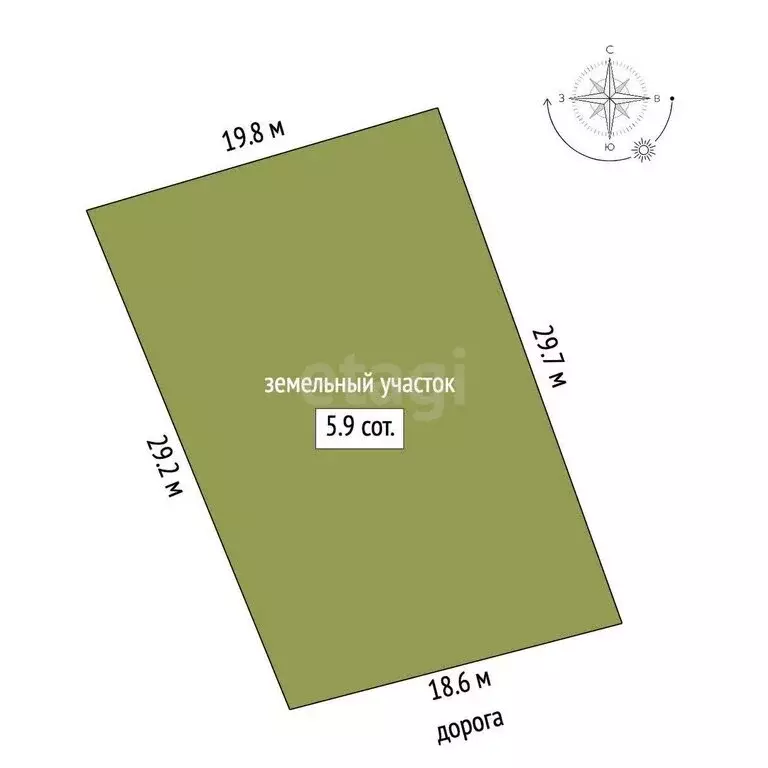 Участок в Нальчик, СТ Эльбрус (5.9 м) - Фото 1