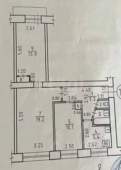 3-к кв. Удмуртия, Ижевск Тверская ул., 50 (59.9 м) - Фото 1