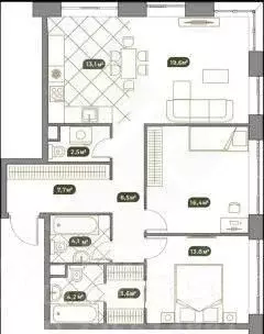 3-к кв. Москва просп. Генерала Дорохова, 39к2И (92.0 м) - Фото 2
