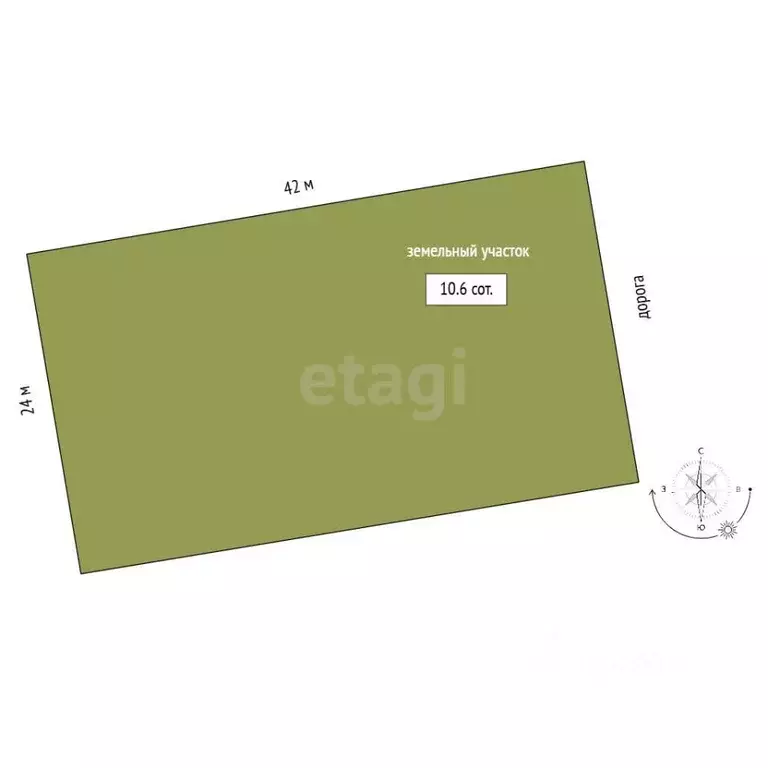 Участок в Свердловская область, Талица ул. Луначарского (10.6 сот.) - Фото 2