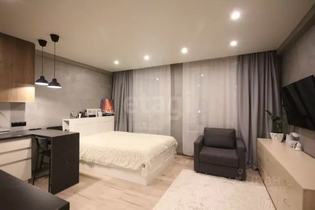 Студия Ямало-Ненецкий АО, Новый Уренгой Энтузиастов мкр, 7 (27.0 м) - Фото 1