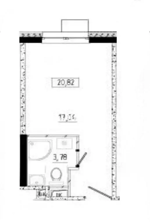 Квартира-студия: Москва, ш. Востряковское (20.8 м) - Фото 1