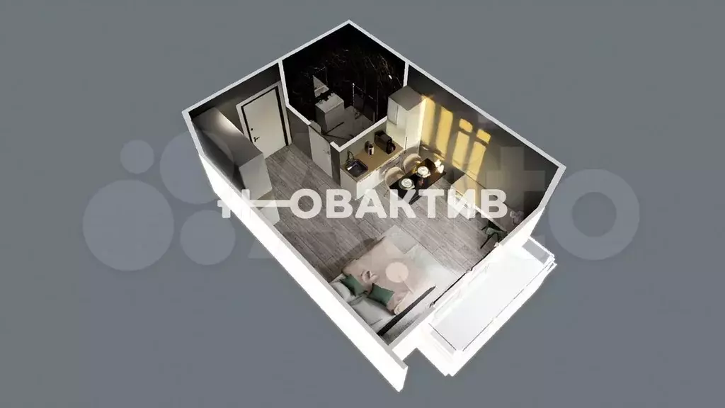 Квартира-студия, 29 м, 9/25 эт. - Фото 1