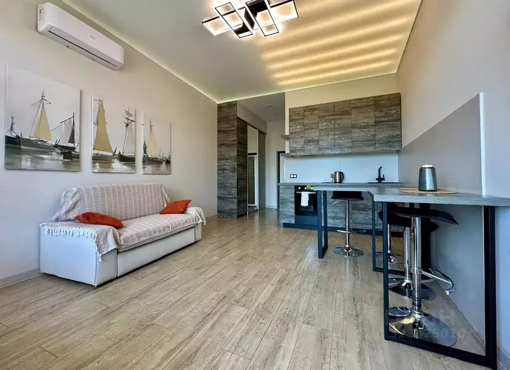 1-к кв. Краснодарский край, Сочи Светлана мкр, ул. Депутатская, 10 ... - Фото 1