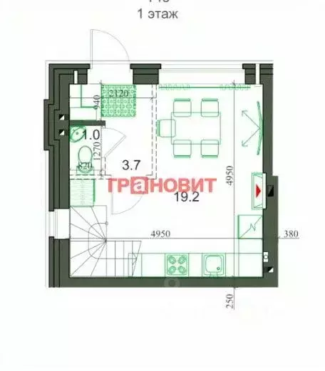 2-к кв. Новосибирская область, Новосибирский район, Мичуринский ... - Фото 2