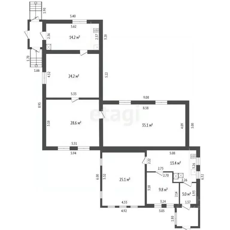 Дом в Мордовия, Лямбирский район, с. Берсеневка ул. Пионерская, 36 ... - Фото 2