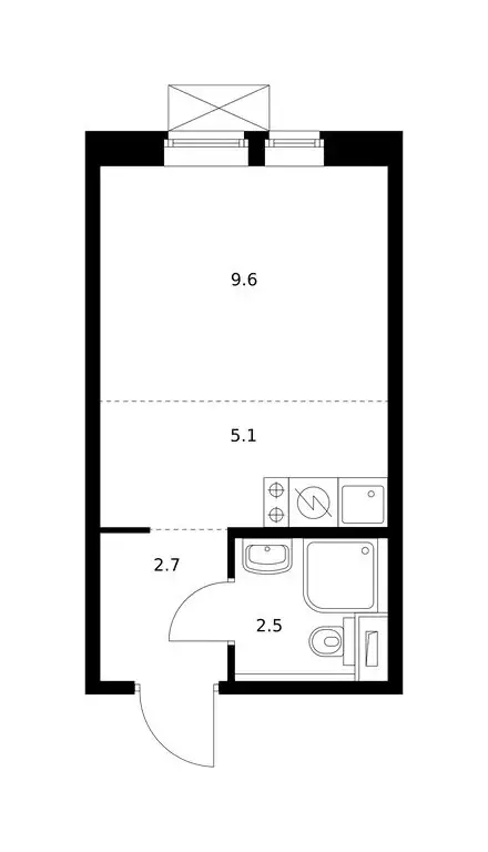 Квартира-студия: посёлок Ильинское-Усово, ЖК Ильинские Луга (19.9 м) - Фото 1