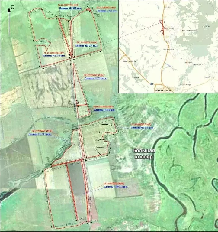 Участок в Пензенская область, Наровчатский район, с. Большой Колояр ... - Фото 1