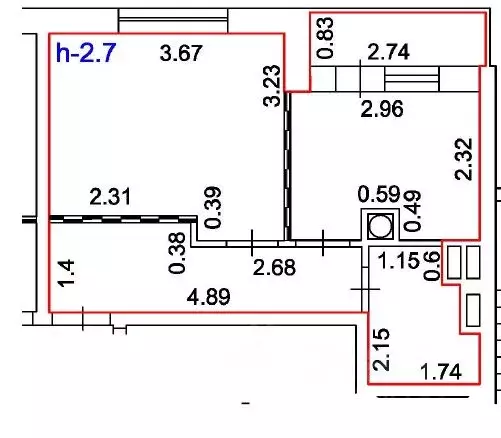 1-к кв. Московская область, Одинцовский городской округ, д. Солманово, ... - Фото 2