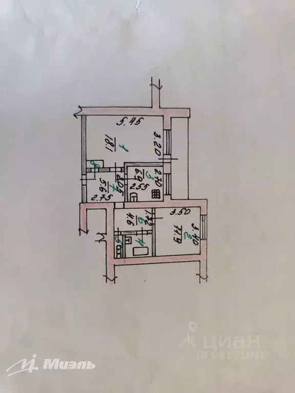 2-к кв. орловская область, орел ул. 2-я курская, 54 (55.5 м) - Фото 1