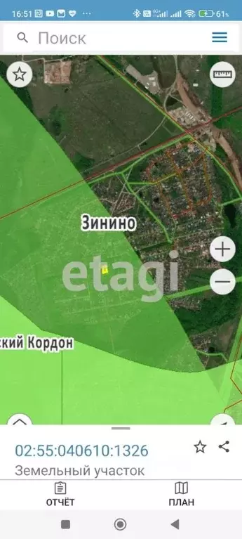 Участок в Башкортостан, Уфа городской округ, с. Нагаево, 6-й кв-л 89 ... - Фото 0
