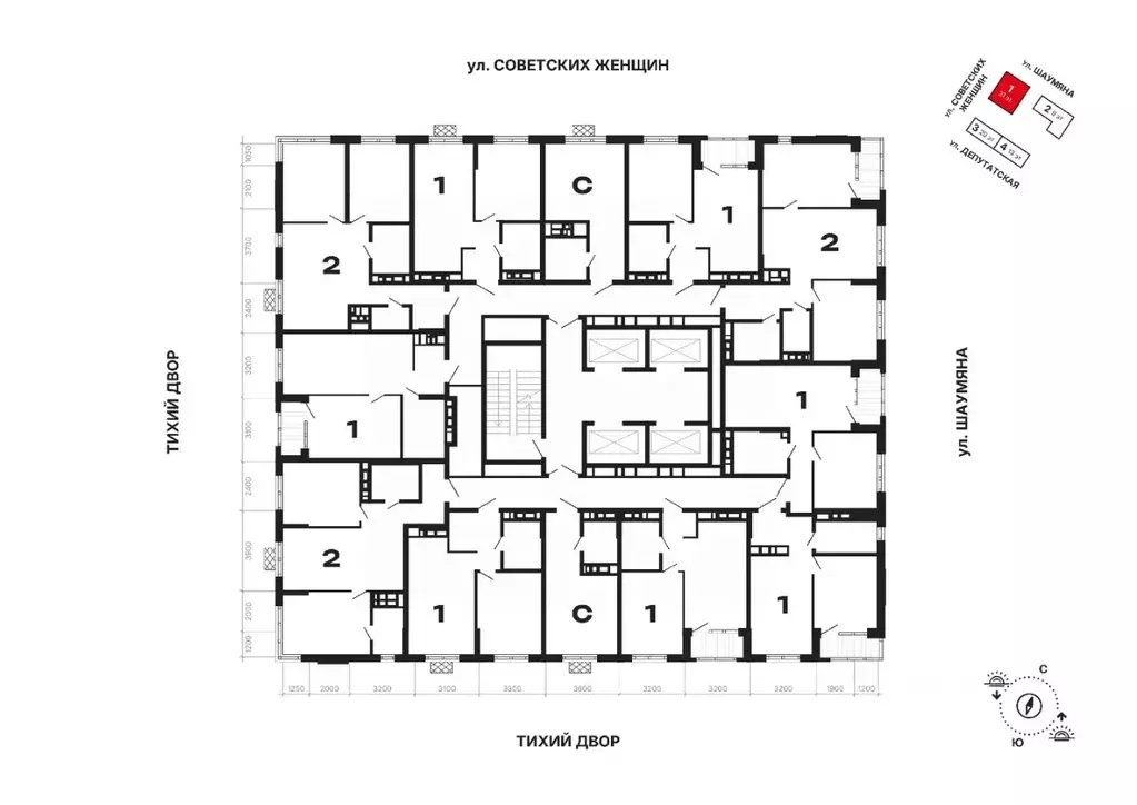 1-к кв. Свердловская область, Екатеринбург ул. Шаумяна, 11 (37.38 м) - Фото 2