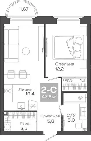 2-к кв. Новосибирская область, Новосибирск Академгородок мкр, ул. Мусы ... - Фото 0