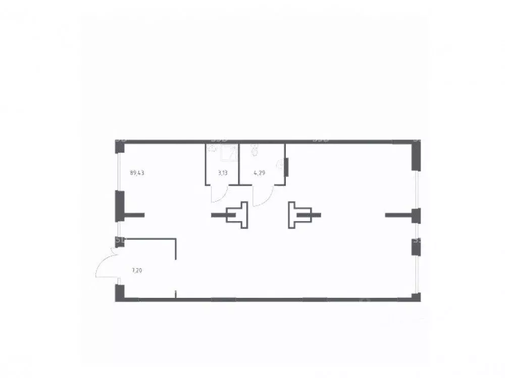 Торговая площадь в Московская область, Одинцовский городской округ, с. ... - Фото 2