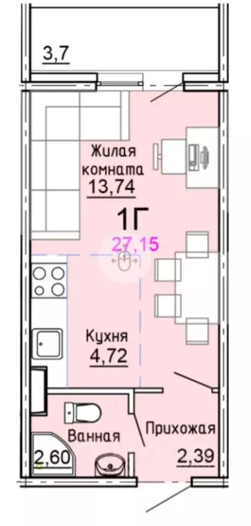 Студия Московская область, Солнечногорск городской округ, Голубое пгт ... - Фото 2