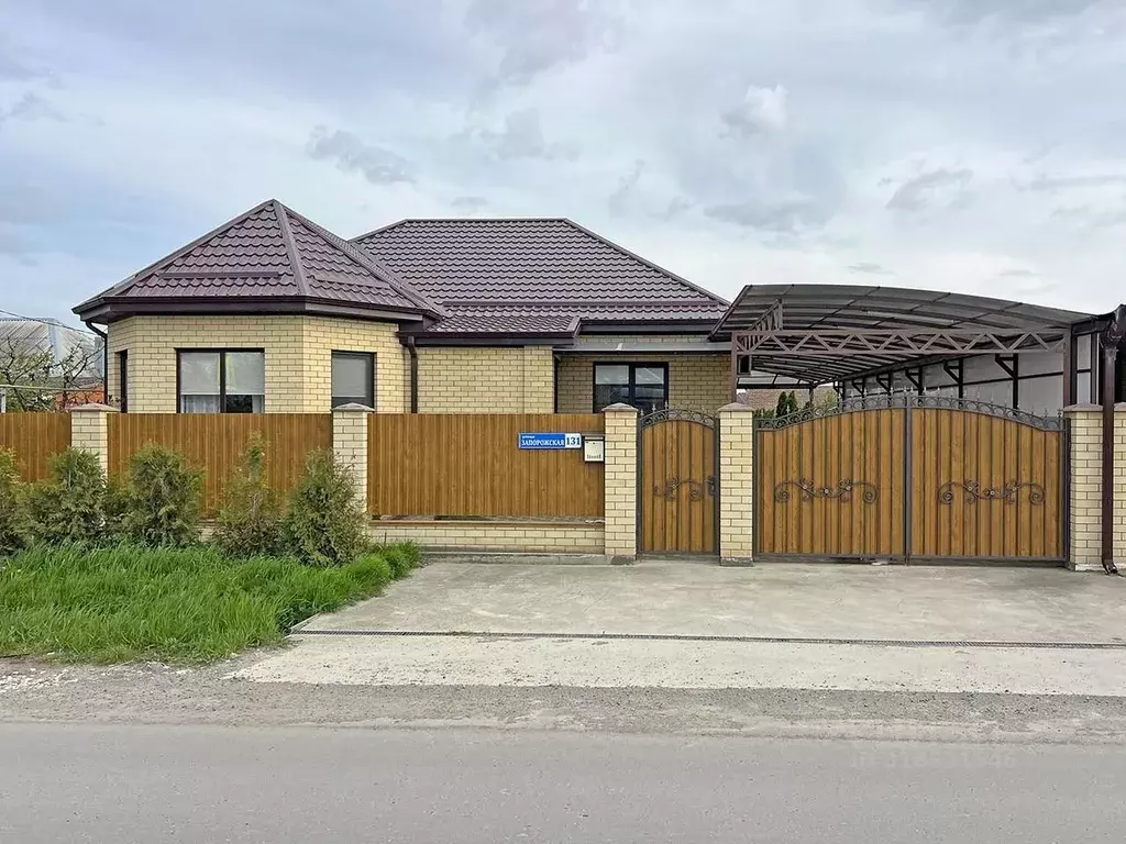 Дом в Краснодарский край, Славянск-на-Кубани Запорожская ул., 131 (130 ... - Фото 0