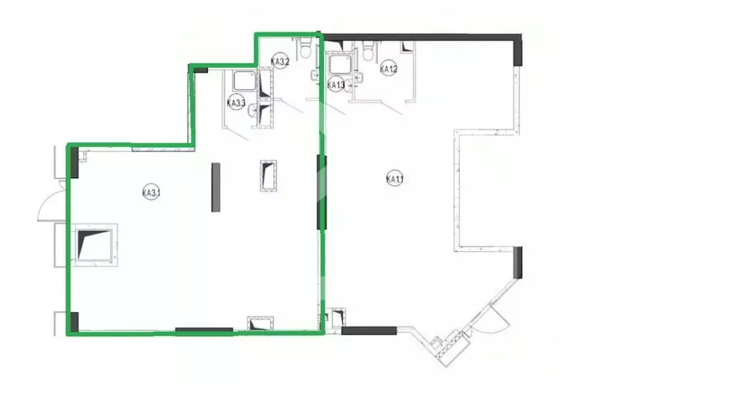 Помещение свободного назначения в Москва Летниковская ул., 6к2 (62 м) - Фото 1