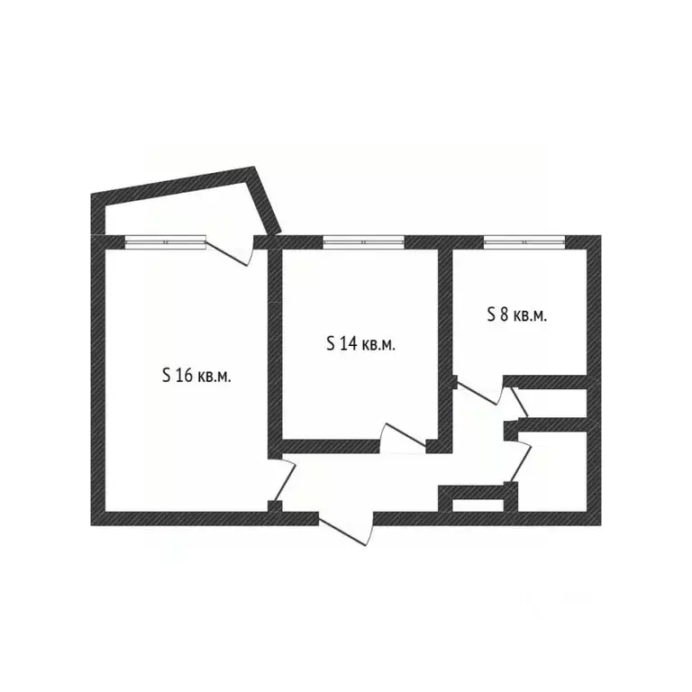 2-к кв. Алтайский край, Бийск ул. Владимира Короленко, 35 (52.6 м) - Фото 2