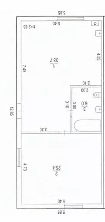Дом в Самарская область, Новокуйбышевск Железнодорожная ул., 153 (65 ... - Фото 2