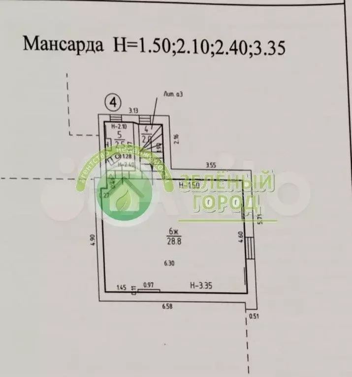 2-к. квартира, 70 м, 1/2 эт. - Фото 0